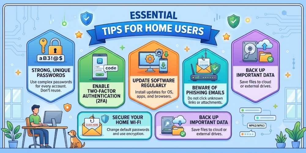Essential Cybersecurity Tips for Home Users